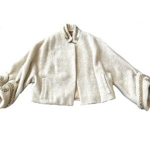 Vintage Emil & Otto Handmade Wool Jacket |Royal-Inspired Elegance | Fits Small